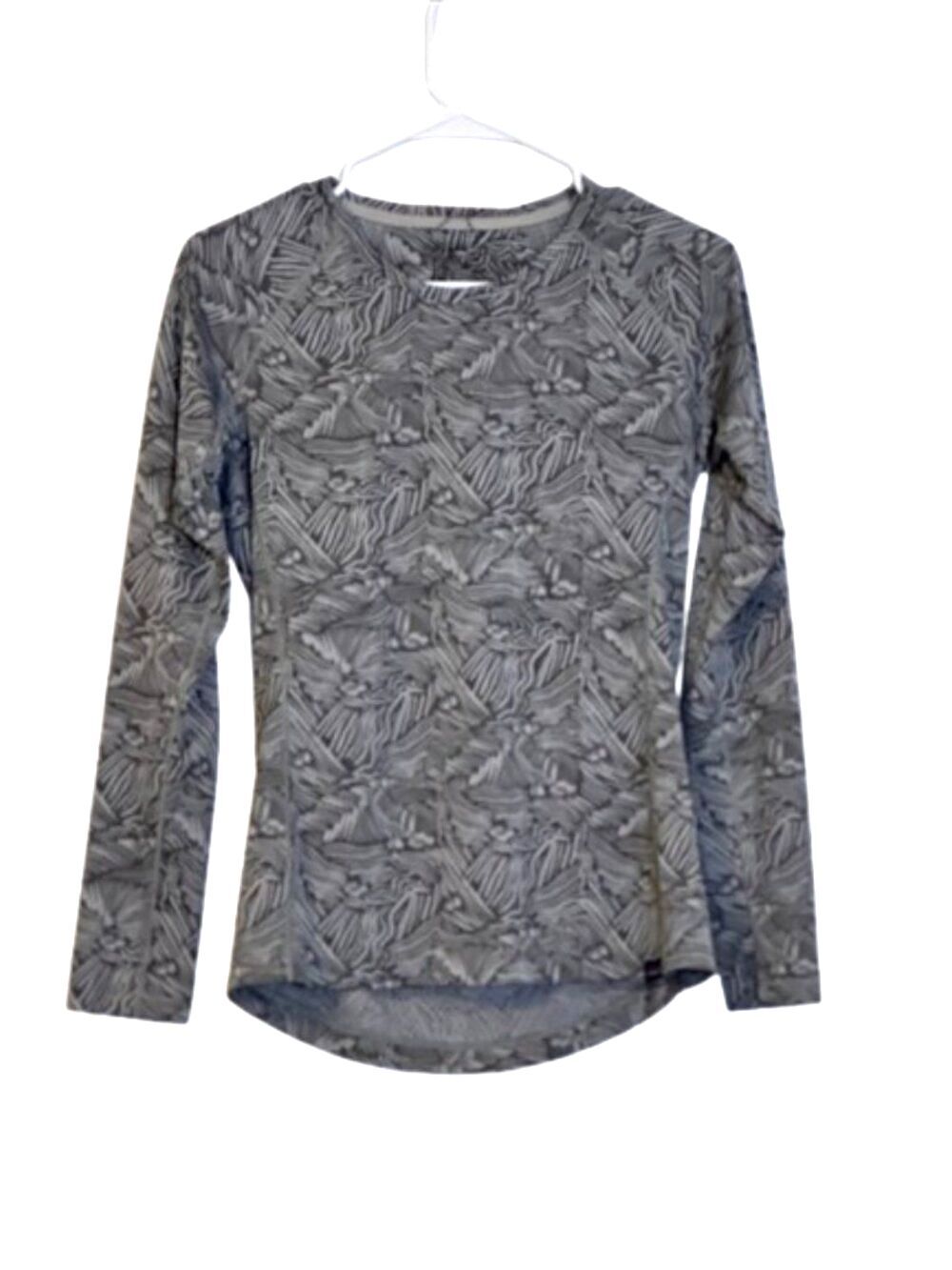 Patagonia Capilene Midweight Crew Neck Base Layer Womens Small Outdoor Hiking
